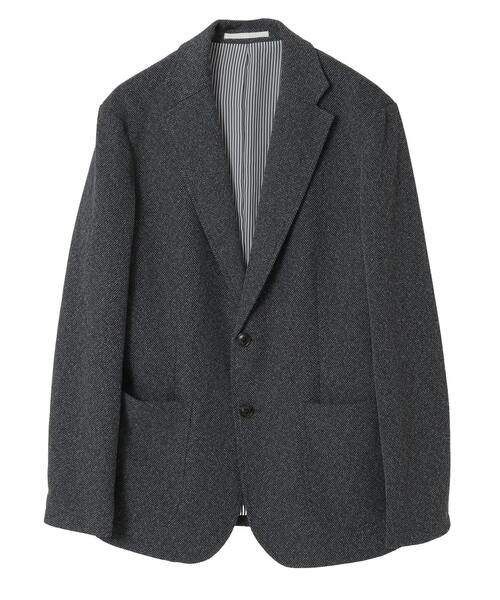 MEN'S MELROSE（メンズメルローズ）の「ウーリービシュウドビー コンフォートイージージャケット(セットアップ可)（テーラードジャケット・メンズ・ネイビー/ブラウン/グレー/ブラック・3/4/5/2）」の16枚目の写真