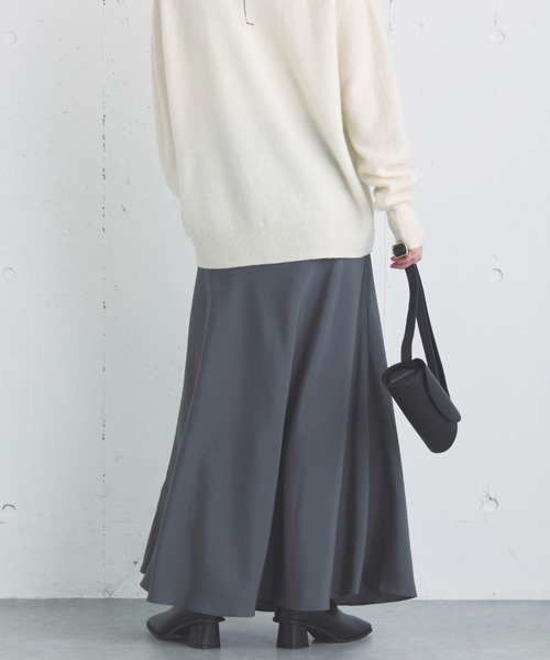 Doux archives（ドゥアルシーヴ）の「フィブリルツイルナロースカート（スカート・レディース・グレー/ブラウン/ブラック・36/38）」の16枚目の写真