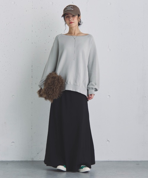 Doux archives（ドゥアルシーヴ）の「フィブリルツイルナロースカート（スカート・レディース・グレー/ブラウン/ブラック・36/38）」の19枚目の写真