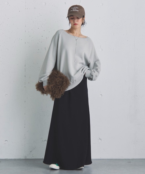 Doux archives（ドゥアルシーヴ）の「フィブリルツイルナロースカート（スカート・レディース・グレー/ブラウン/ブラック・36/38）」の21枚目の写真