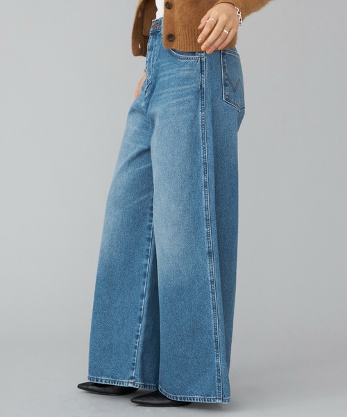 Lee(リー)の「Wrangler/ラングラー【US ORIGINAL】ワイドジーンズ(デニムパンツ・レディース・ブルー・SMALL/MEDIUM/X-SMALL)」の4枚目の写真