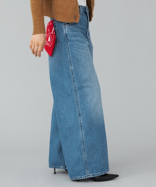 Lee(リー)の「Wrangler/ラングラー【US ORIGINAL】ワイドジーンズ(デニムパンツ・レディース・ブルー・SMALL/MEDIUM/X-SMALL)」の5枚目の写真