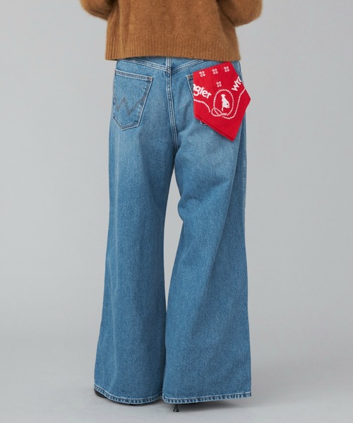 Lee(リー)の「Wrangler/ラングラー【US ORIGINAL】ワイドジーンズ(デニムパンツ・レディース・ブルー・SMALL/MEDIUM/X-SMALL)」の6枚目の写真
