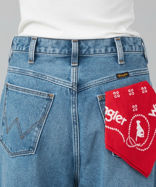 Lee(リー)の「Wrangler/ラングラー【US ORIGINAL】ワイドジーンズ(デニムパンツ・レディース・ブルー・SMALL/MEDIUM/X-SMALL)」の9枚目の写真