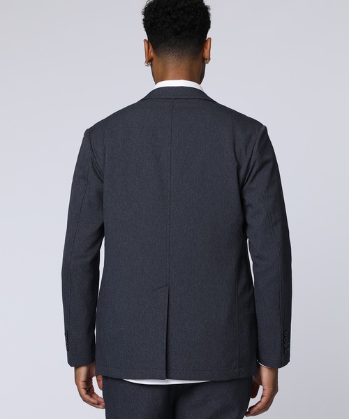 Psycho Bunny（サイコバニー）の「LANATEC ピンヘッドツイル セットアップジャケット（テーラードジャケット・メンズ・ネイビー/ライトグレー・LL/LARGE/MEDIUM）」の10枚目の写真