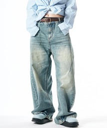 Theater code(VA^[R[h)Wide Curve V-Stitch Pocket Denim Pants / ChJ[ufjpc(fjpc)