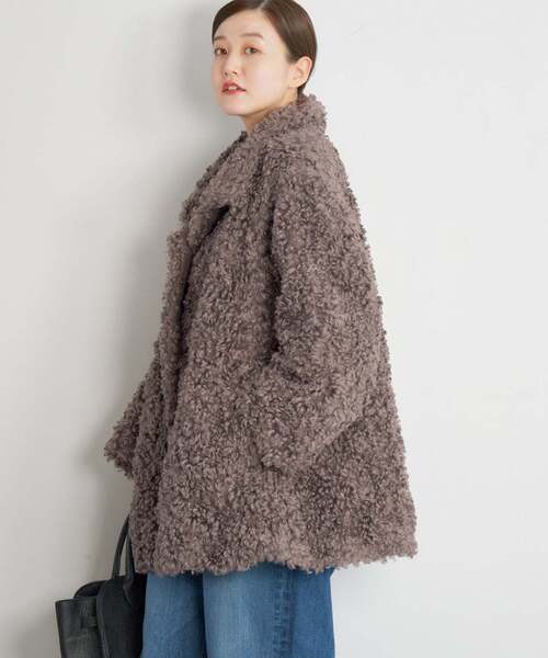 IENA（イエナ）の「TISSAVELファーコート（その他アウター・レディース・チャコールグレー/アイボリー・36/38）」の11枚目の写真