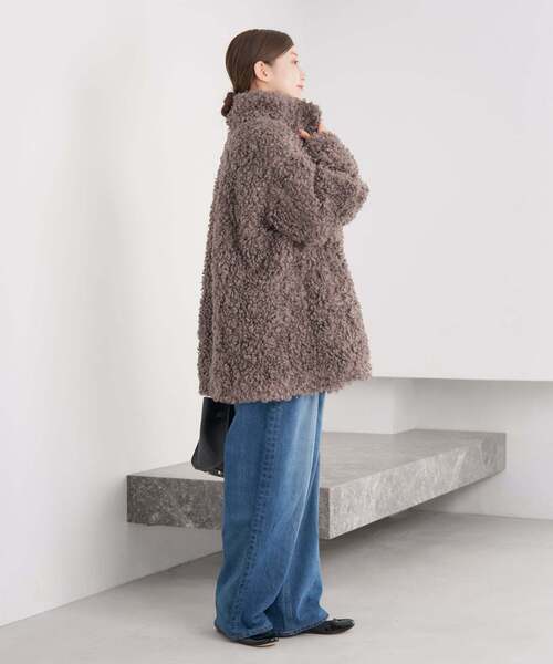 IENA（イエナ）の「TISSAVELファーコート（その他アウター・レディース・チャコールグレー/アイボリー・36/38）」の16枚目の写真