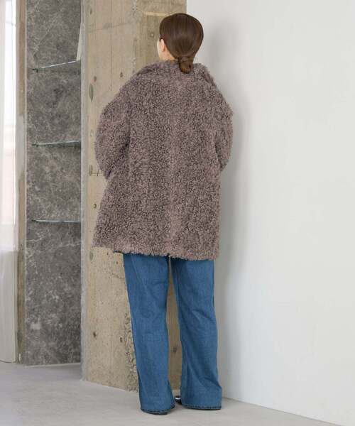 IENA（イエナ）の「TISSAVELファーコート（その他アウター・レディース・チャコールグレー/アイボリー・36/38）」の18枚目の写真