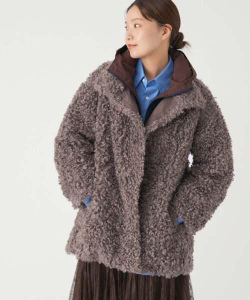 IENA（イエナ）の「TISSAVELファーコート（その他アウター・レディース・チャコールグレー/アイボリー・36/38）」の19枚目の写真