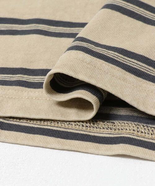 URBAN RESEARCH Sonny Label(アーバンリサーチサニーレーベル)の「ピグメントボーダーロングスリーブTシャツ(Tシャツ/カットソー・メンズ・ブラック/ベージュ・MEDIUM/LARGE)」の14枚目の写真