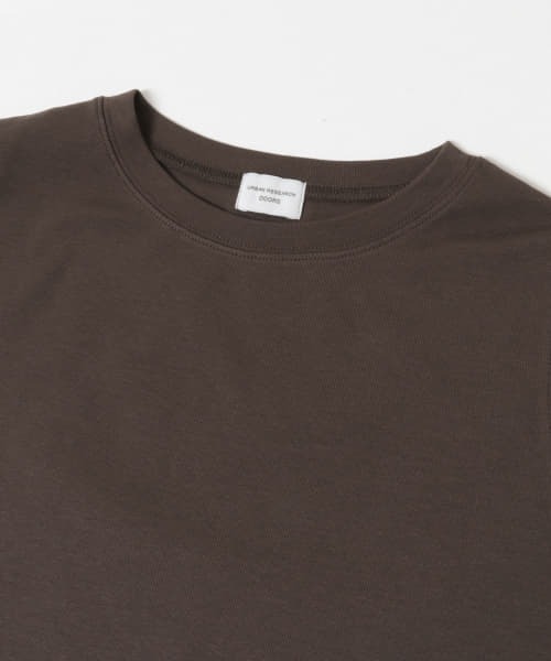 URBAN RESEARCH DOORS(アーバンリサーチドアーズ)の「クリアフライスノースリーブプルオーバー(Tシャツ/カットソー・レディース・ブラウン/オフホワイト/グレー・MEDIUM)」の7枚目の写真