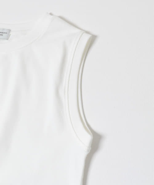 URBAN RESEARCH DOORS(アーバンリサーチドアーズ)の「クリアフライスノースリーブプルオーバー(Tシャツ/カットソー・レディース・ブラウン/オフホワイト/グレー・MEDIUM)」の10枚目の写真