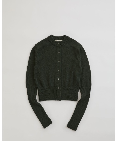 THE SHINZONE(ザ シンゾーン)の「THE SHINZONE LONG RIB CARDIGAN 23AMSNI05(カーディガン/ボレロ・レディース・カーキ/グレー/パープル・FREE)」の2枚目の写真