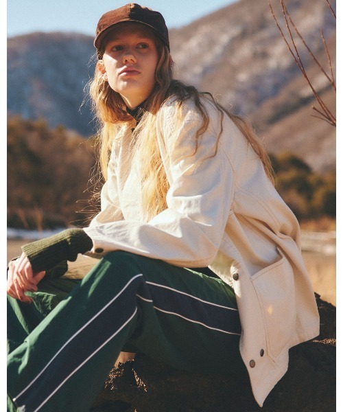 THE SHINZONE(ザ シンゾーン)の「THE SHINZONE LONG RIB CARDIGAN 23AMSNI05(カーディガン/ボレロ・レディース・カーキ/グレー/パープル・FREE)」の4枚目の写真