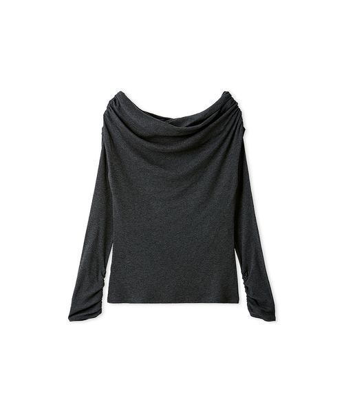 オフショルダーカットトップス（Tシャツ/カットソー）｜styling