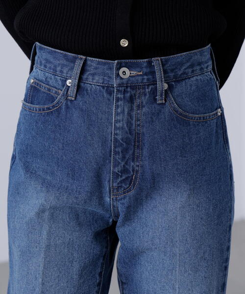 FREE'S MART(フリーズマート)の「センタープレススリムストレートデニム(その他パンツ・レディース・ブルー系その他5/ブラック系その他・SMALL/MEDIUM)」の19枚目の写真