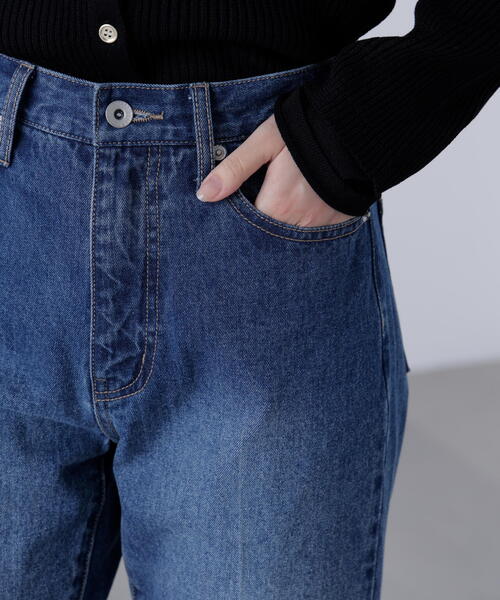 FREE'S MART(フリーズマート)の「センタープレススリムストレートデニム(その他パンツ・レディース・ブルー系その他5/ブラック系その他・SMALL/MEDIUM)」の10枚目の写真