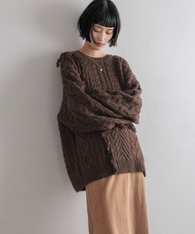 ケーブルフリンジLONG丈 588919