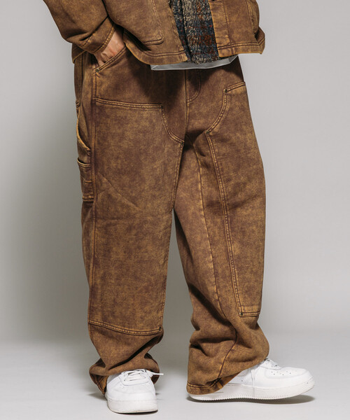 フリークスストア購入 ユニバーサルオーバーオール パウダー加工 スウェットパンツ セール】UNIVERSAL OVERALL/ユニバーサルオーバーオール 別注 パウダー