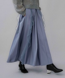 シアーフリルプリーツスカート(HARE)