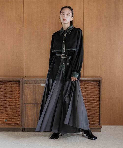 シアーフリルプリーツスカート(HARE)（スカート）｜HARE（ハレ）の