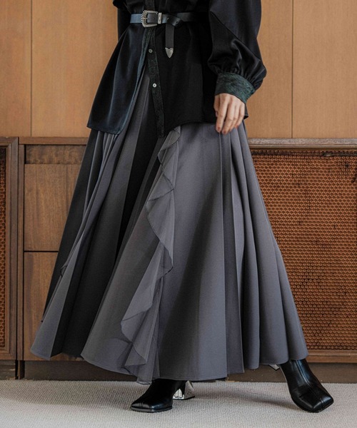 シアーフリルプリーツスカート(HARE)（スカート）｜HARE（ハレ）の