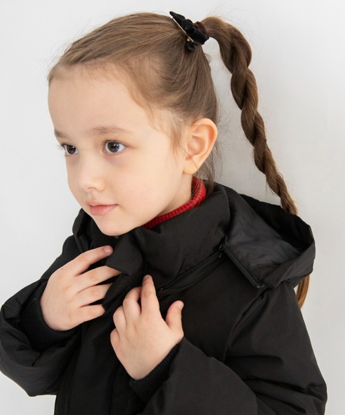 BRANSHES(ブランシェス)の「【プレミアムアウター】ダウンジャケット(ブルゾン・キッズ・グレイッシュベージュ/ブラック・100cm/110cm/120cm/130cm/140cm/150cm)」の13枚目の写真