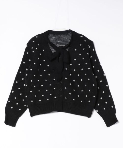 【アルベロベロ】ドット柄長袖カーディガン アルベロベロ】ドット柄長袖カーディガン ALBEROBELLO/OLLEBOREBLA