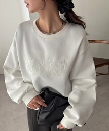【WEB限定】ダンボール刺繍ロゴプルオーバー