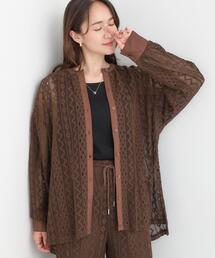 Cutie Blonde | 【セットアップ可】クラフトレースバンドカラーシャツ(シャツ/ブラウス)