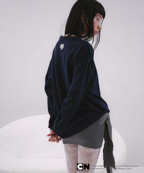 SENSE OF PLACE by URBAN RESEARCH（センスオブプレイスバイアーバンリサーチ）の「『別注』PPG / SENSE OF PLACE ルーズスウェット（スウェット・レディース・グレー/ネイビー・ONE）」の21枚目の写真