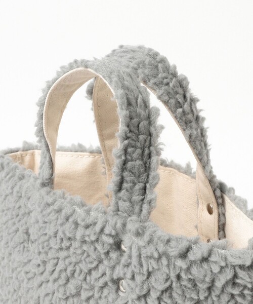 TEMBEA(テンベア)の「TEMBEA / PAPER BOA Tote Bag(トートバッグ・レディース・グレー/ブラウン・ONE SIZE)」の6枚目の写真