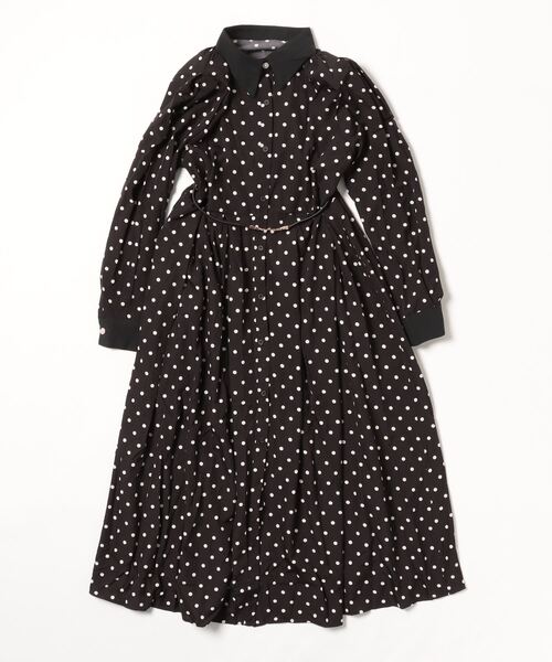 FREE STYLISTS(フリー スタイリスト)の「YUGA_YGMC Lapel dot flare dress(ワンピース・レディース・ブラック/ホワイト・FREE)」の19枚目の写真