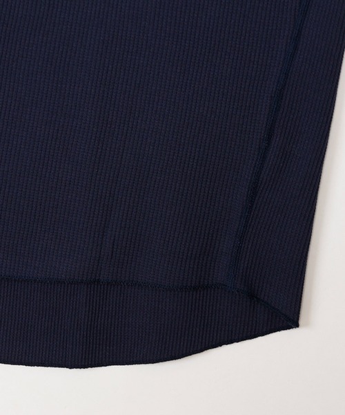 HANES(ヘインズ)の「【Hanes】ヘンリーネックオーバークルーネック HW4-C104(Tシャツ/カットソー・レディース・グレー/オフホワイト/ダークネイビー/レッド・FREE)」の7枚目の写真