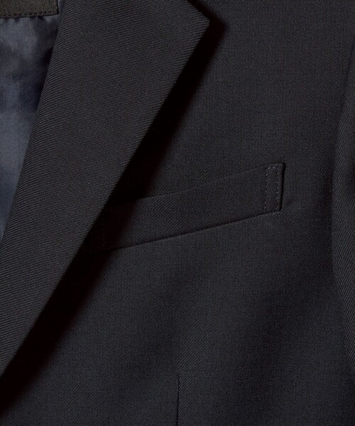 green label relaxing（グリーンレーベルリラクシング）の「TRW ソリッド ジャケット / キッズ 110cm-130cm（スーツジャケット・キッズ・ネイビー・130cm/120cm/110cm）」の18枚目の写真