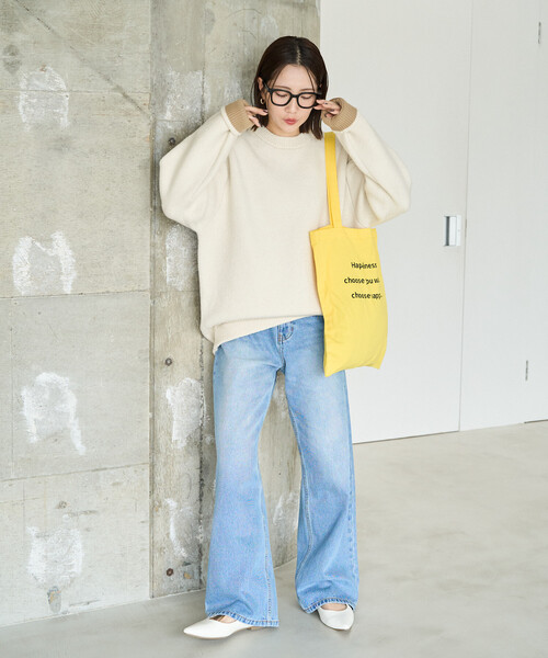 限定展開 裏配色 ニット プルオーバー（ニット/セーター）｜FREAK'S