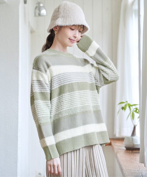 ikka（イッカ）の「シャギーハット（ハット・レディース・ライトグレー/チャコール・FREE）」の15枚目の写真