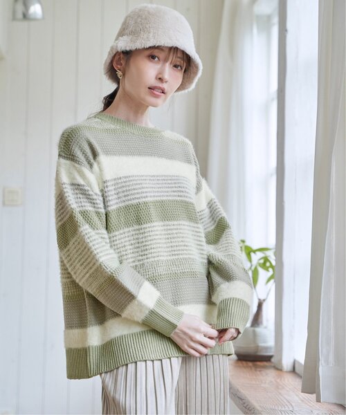 ikka（イッカ）の「シャギーハット（ハット・レディース・ライトグレー/チャコール・FREE）」の16枚目の写真