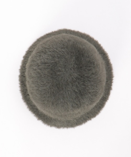 ikka（イッカ）の「シャギーハット（ハット・レディース・ライトグレー/チャコール・FREE）」の7枚目の写真