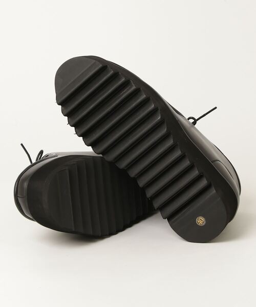 LOVEHUNTER(ラブハンター)の「LOVEHUNTER/+5.5cm 軽量厚底 チロリアンシューズ(1738)(ブーツ・メンズ・ブラック系1・41/42/43/44/40)」の3枚目の写真
