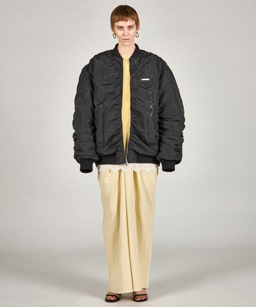 PRANK PROJECT(プランクプロジェクト)の「マフラーボリュームブルゾン / Muffler Volume Blouson(ブルゾン・レディース・ブラウン/マルチ/ブラック・FREE)」の8枚目の写真