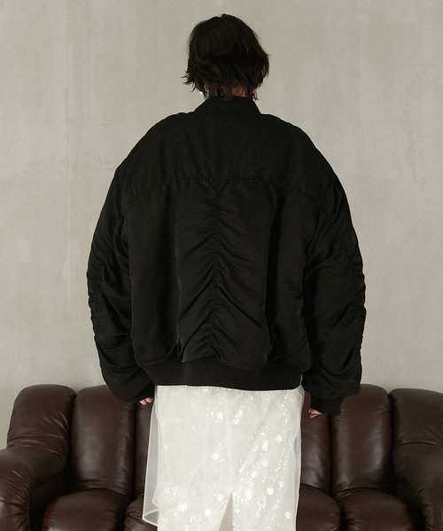 PRANK PROJECT(プランクプロジェクト)の「マフラーボリュームブルゾン / Muffler Volume Blouson(ブルゾン・レディース・ブラウン/マルチ/ブラック・FREE)」の13枚目の写真