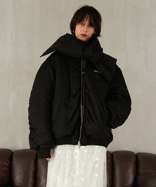 Pre-Order】マフラーボリュームブルゾン / Muffler Volume Blouson