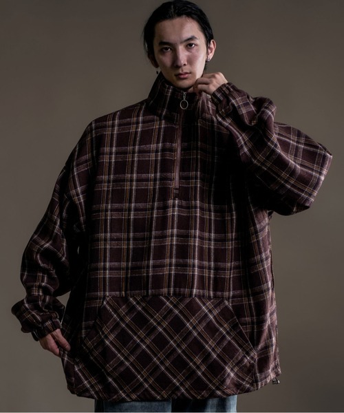 CALIFORNIA OUTFITTERS(カリフォルニア アウトフィッターズ)の「10A8 ハーフジップ プルオーバーシャツ(シャツ/ブラウス・メンズ・ブラック/ブラウン・FREE)」の2枚目の写真