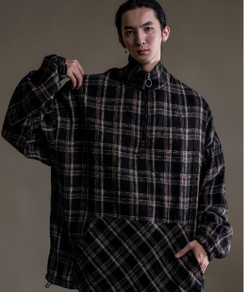 CALIFORNIA OUTFITTERS(カリフォルニア アウトフィッターズ)の「10A8 ハーフジップ プルオーバーシャツ(シャツ/ブラウス・メンズ・ブラック/ブラウン・FREE)」の4枚目の写真