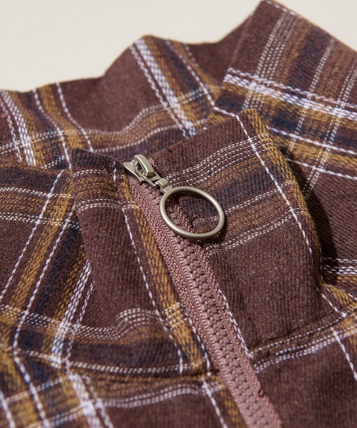 CALIFORNIA OUTFITTERS(カリフォルニア アウトフィッターズ)の「10A8 ハーフジップ プルオーバーシャツ(シャツ/ブラウス・メンズ・ブラック/ブラウン・FREE)」の7枚目の写真