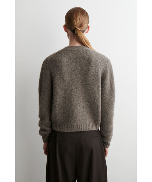 クロップドアルパカ混カーディガン（カーディガン/ボレロ）｜COS（コス