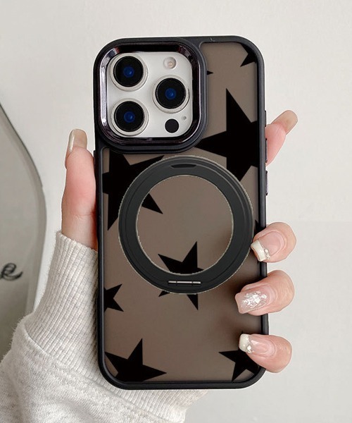Fun & Daily(ファンアンドデイリー)の「Star iPhone Case 16 17 Plus Pro ProMax Air(スマホケース/カバー・レディース・グレー/ブラック・iPhone 16 Plus/iPhone 16/iPhone 17 Pro Max/iPhone 17 Pro/iPhone 17/iPhone 16 Pro Max/iPhone 16 Pro/iPhone Air)」の2枚目の写真
