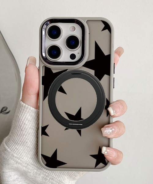 Fun & Daily(ファンアンドデイリー)の「Star iPhone Case 16 17 Plus Pro ProMax Air(スマホケース/カバー・レディース・グレー/ブラック・iPhone 16 Plus/iPhone 16/iPhone 17 Pro Max/iPhone 17 Pro/iPhone 17/iPhone 16 Pro Max/iPhone 16 Pro/iPhone Air)」の3枚目の写真